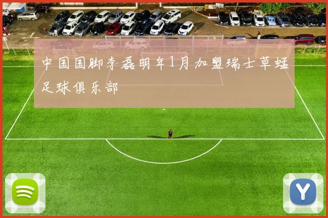 中国国脚李磊明年1月加盟瑞士草蜢足球俱乐部
